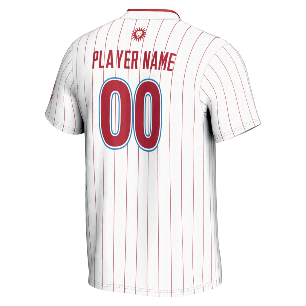 Loyola Marymount Lions NIL Pick-A-Player Softball Lightweight Jersey - White product image 4, provided for visual reference