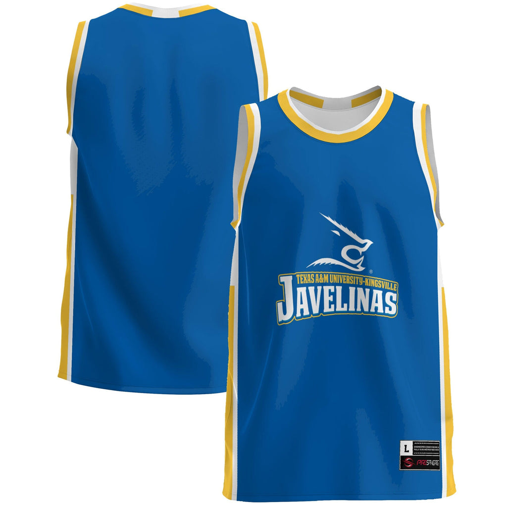 Texas A&M Kingsville Javelinas Lightweight Basketball Jersey - Blue product image 2, provided for visual reference and