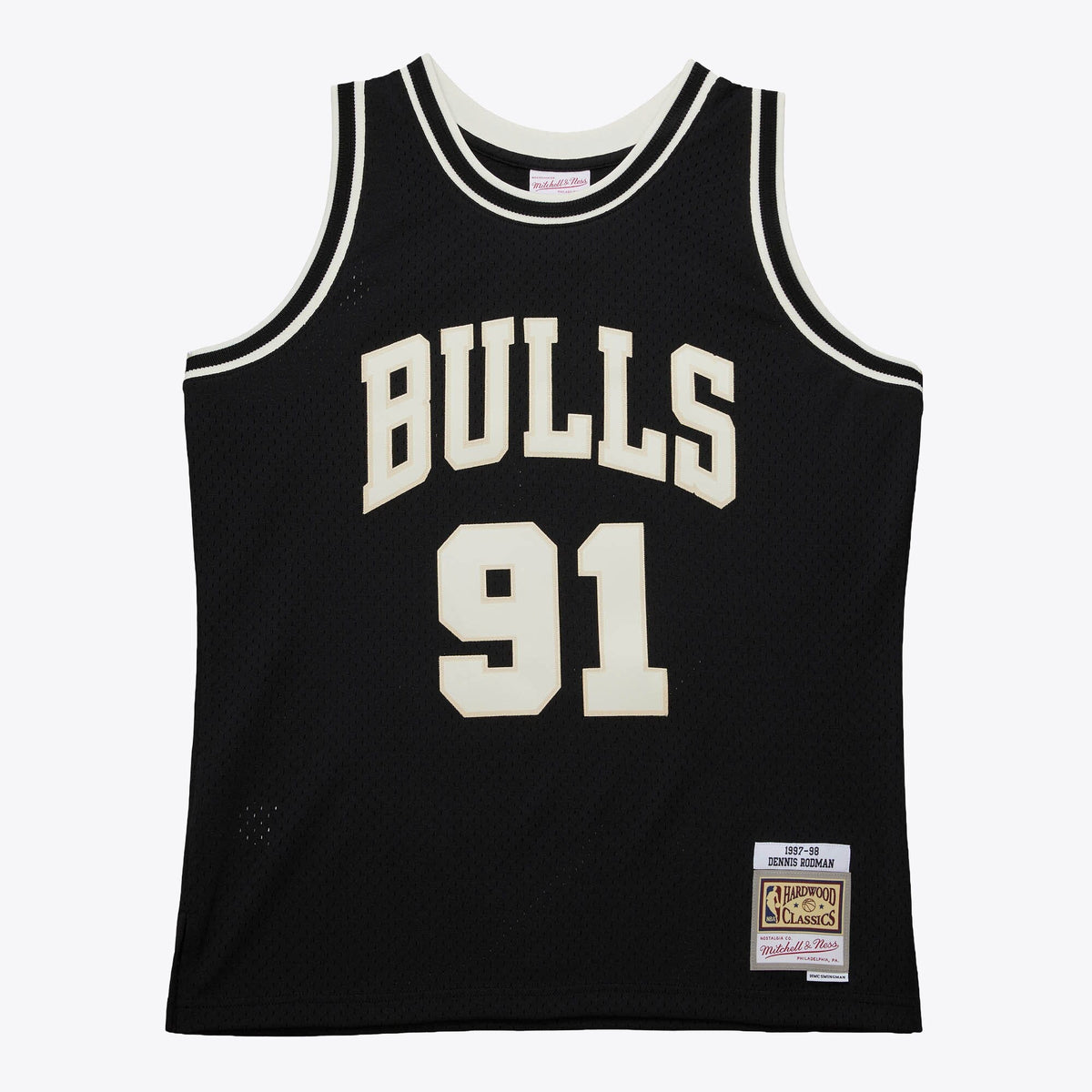 Chicago Bulls Off Court Swingman Jersey Dennis Rodman 1997 product image 2, provided for visual reference and product detail