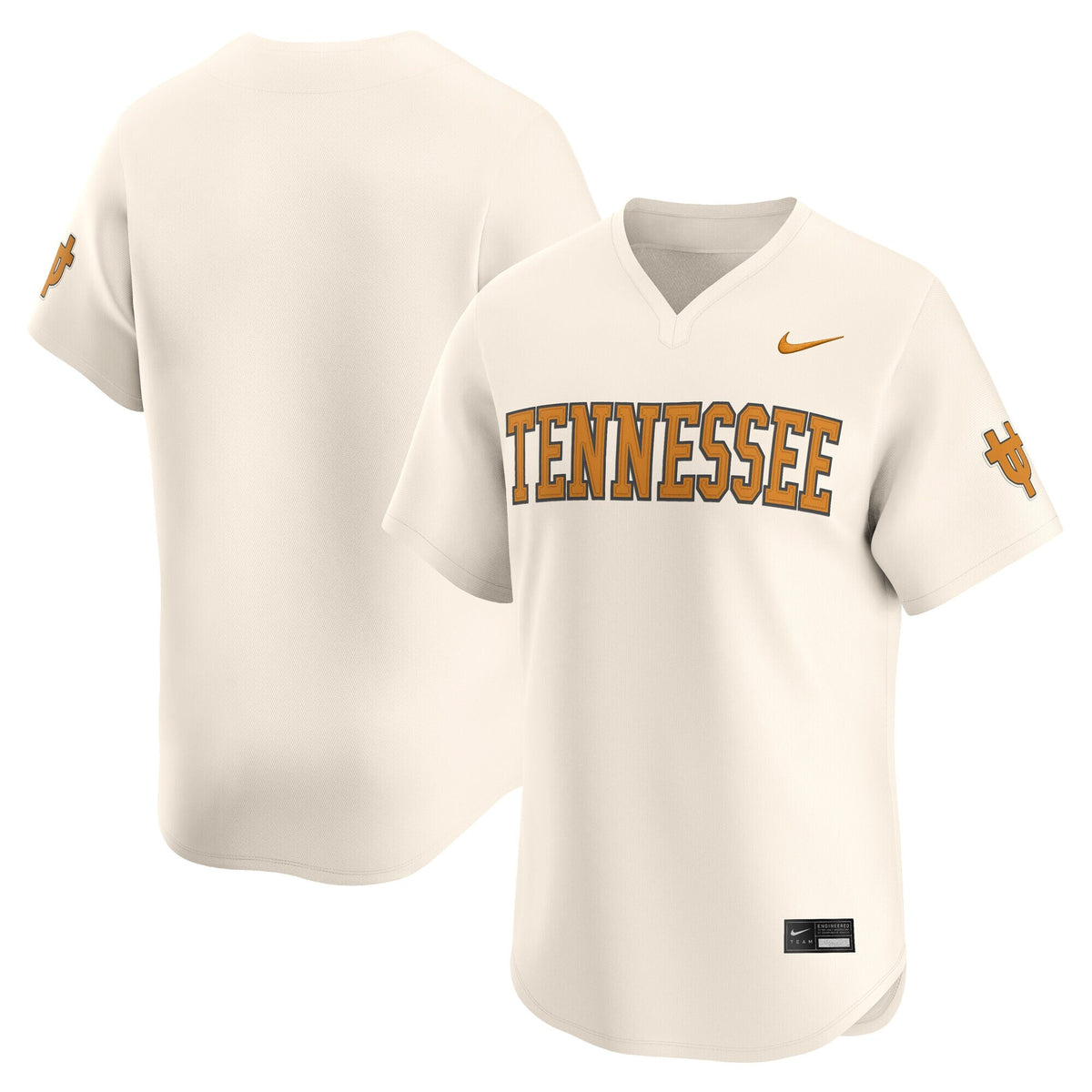 Natural Tennessee Volunteers Baseball Limited Jersey product image 1, provided for visual reference and product detail review