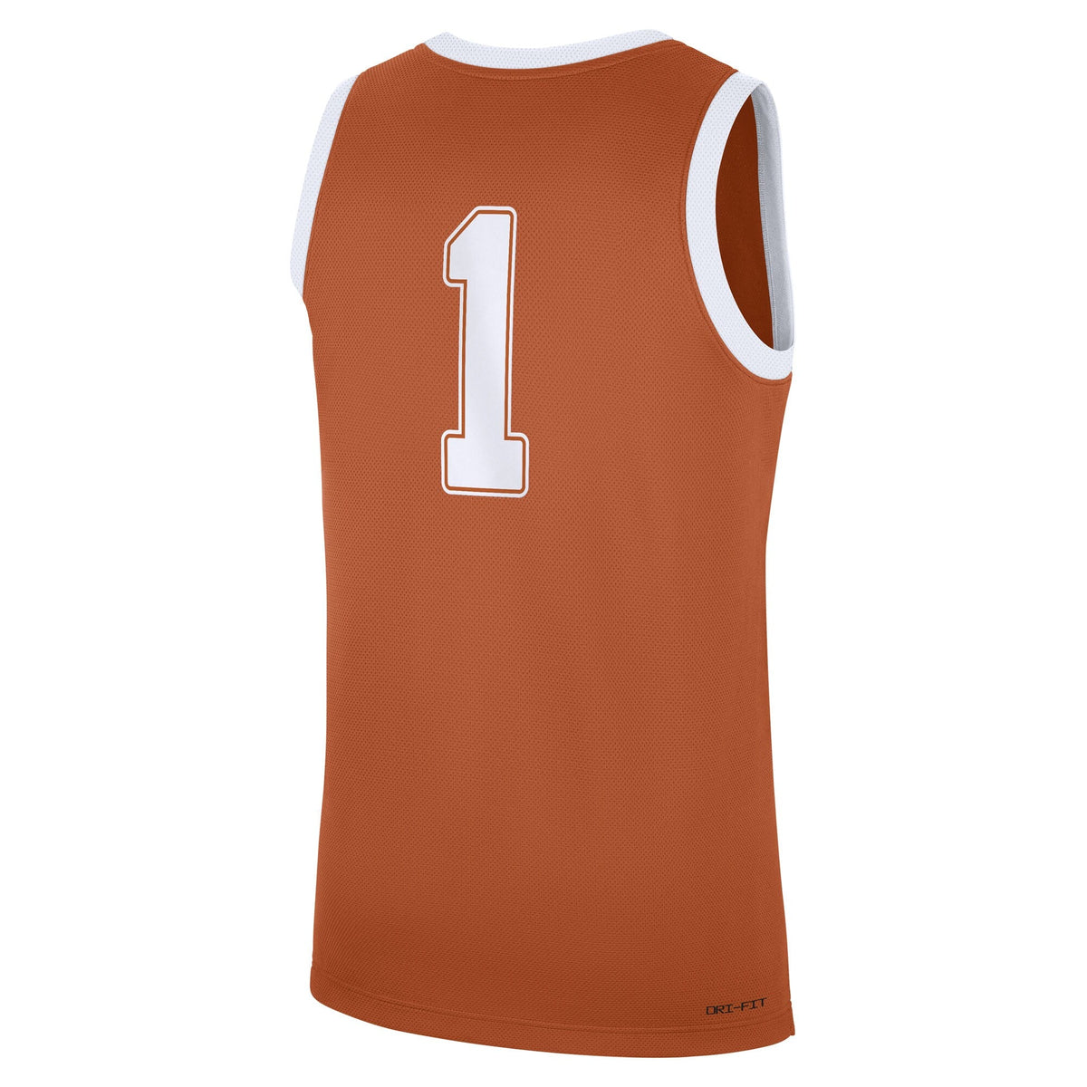 #1 Texas Longhorns Road Replica Jersey - Texas Orange product image 4, provided for visual reference and product detail