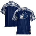 Monmouth Hawks Football Jersey - Navy product image 1, provided for visual reference and product detail review