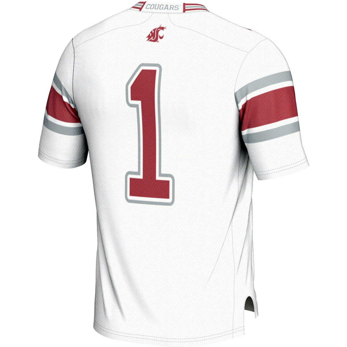 #1 Washington State Cougars Endzone Football Jersey - White product image 4, provided for visual reference and product