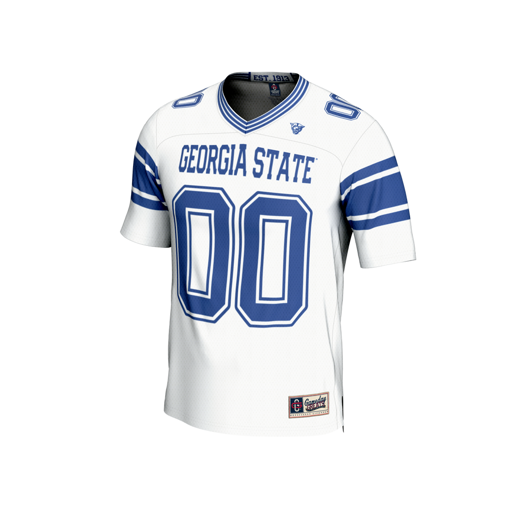 Georgia State Panthers NIL Football Fashion Jersey - White product image 3, provided for visual reference and product detail