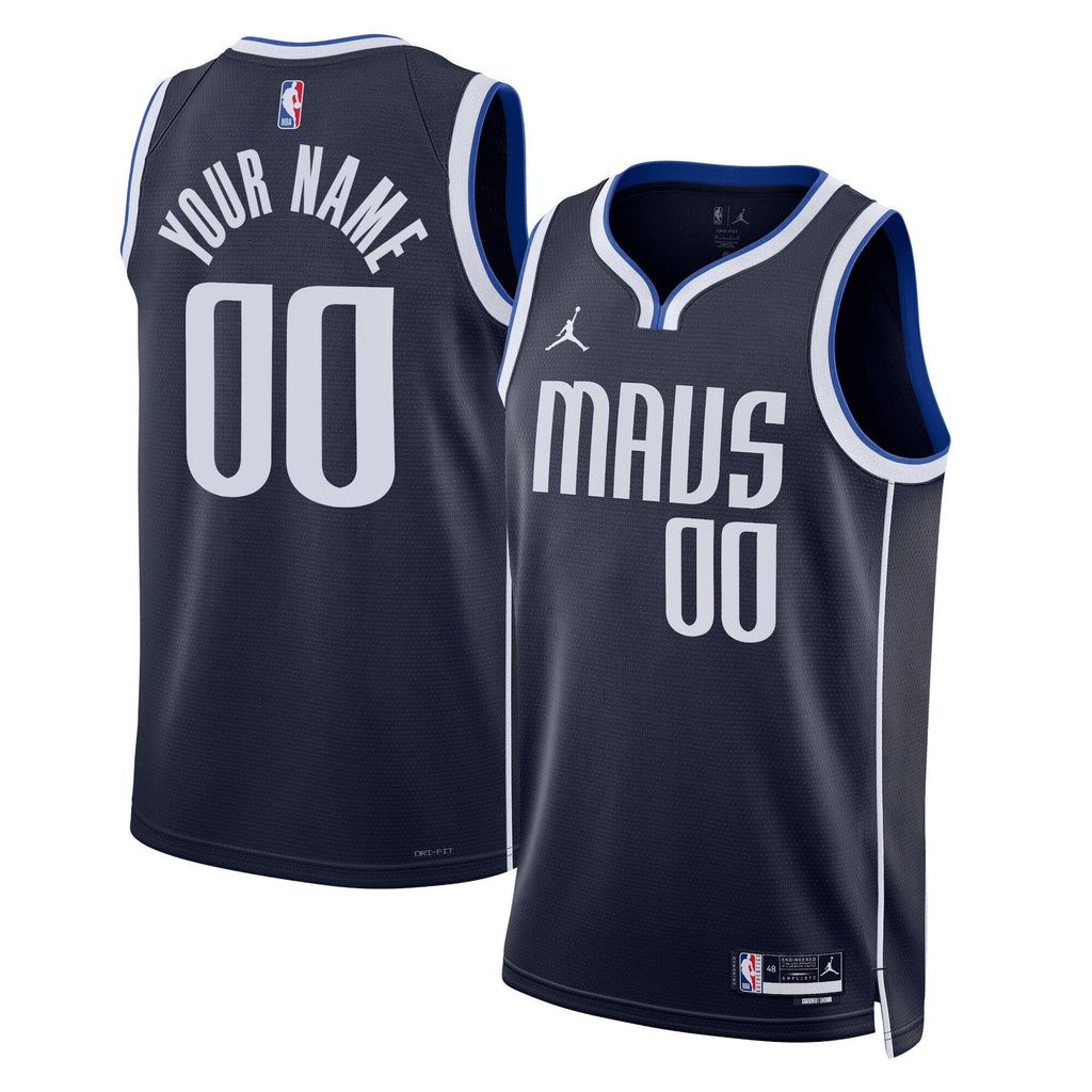 Dallas Mavericks Statement Swingman Jersey - Custom product image 1, provided for visual reference and product detail review