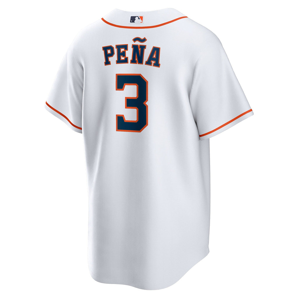 Houston Astros Jeremy Peña White Home Replica Jersey product image 4, provided for visual reference and product detail review
