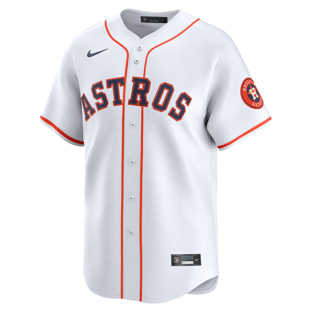 Houston Astros White Home Limited Jersey product image 1, provided for visual reference and product detail review