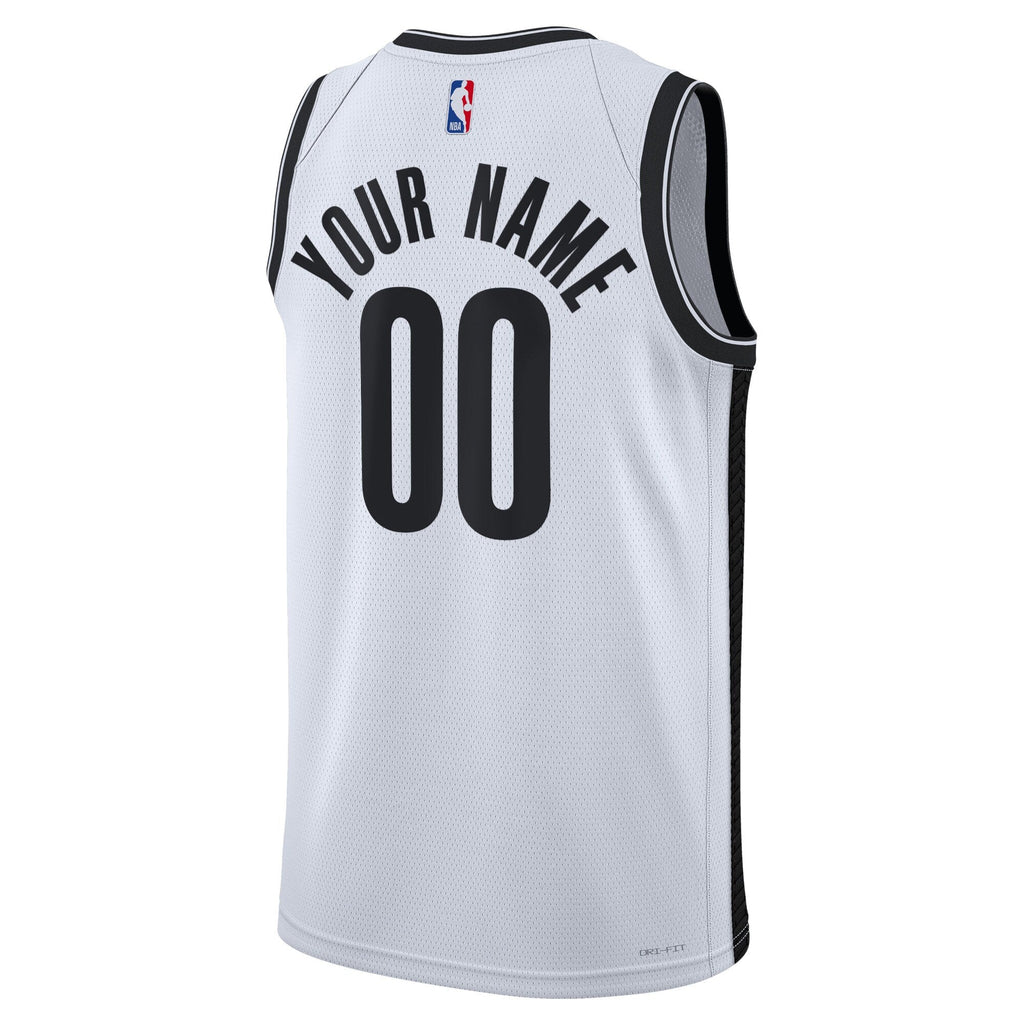 Brooklyn Nets Association Swingman Jersey - Custom product image 3, provided for visual reference and product detail review