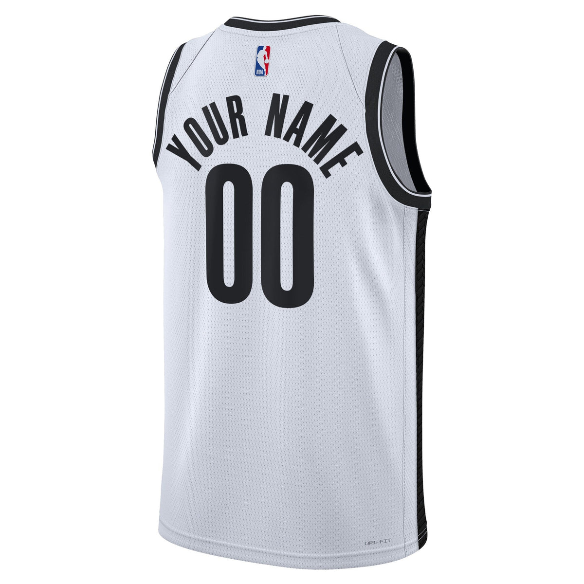 Brooklyn Nets Association Swingman Jersey - Custom product image 3, provided for visual reference and product detail review