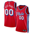 Philadelphia 76ers Statement Swingman Jersey - Custom product image 1, provided for visual reference and product detail