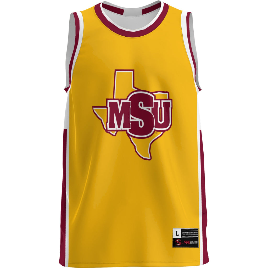 Midwestern State Mustangs Lightweight Basketball Jersey - Maroon product image 3, provided for visual reference and product