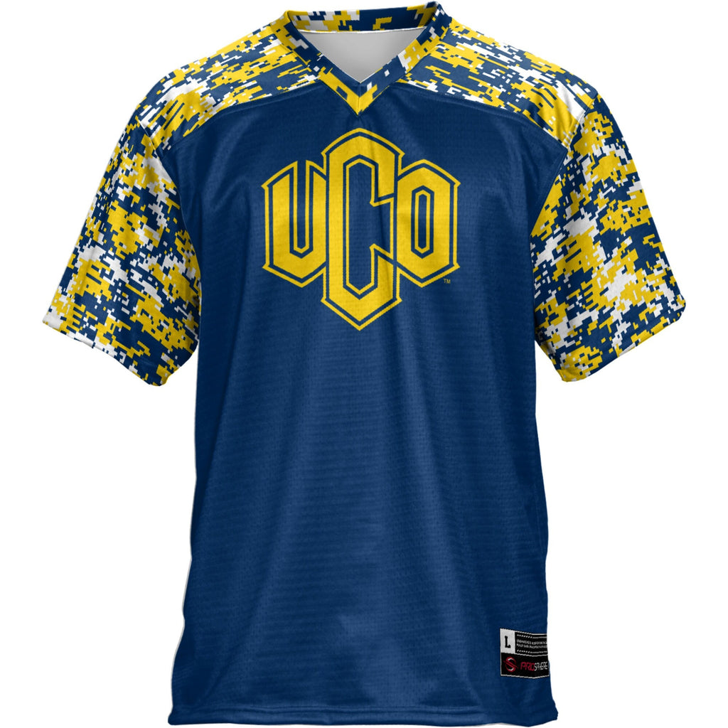 Central Oklahoma Bronchos Football Jersey - Blue product image 3, provided for visual reference and product detail review