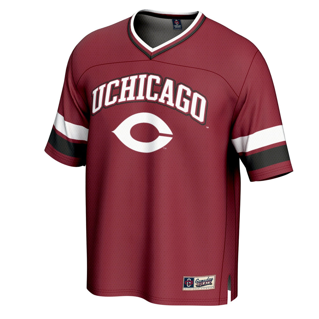 UChicago Maroons Spirit Football Jersey - Maroon product image 3, provided for visual reference and product detail review