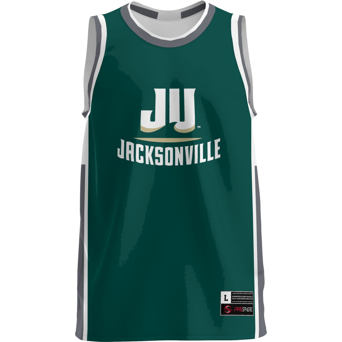 JU Dolphins Lightweight Basketball Jersey - Green product image 3, provided for visual reference and product detail review