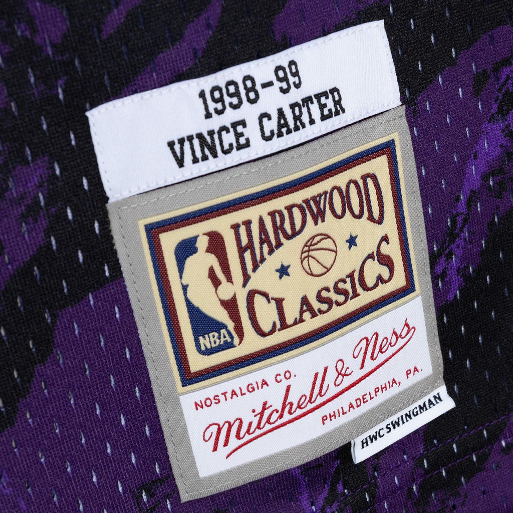 Toronto Raptors Vince Carter 1998 Team Marble Swingman Jersey - Purple product image 6, provided for visual reference and