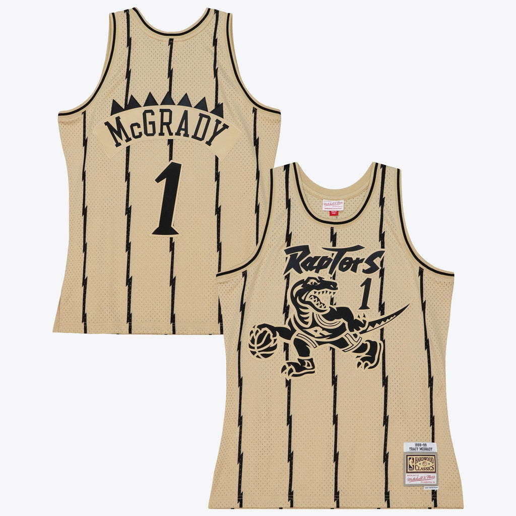 Toronto Raptors Tracy McGrady 1998 Swingman Jersey - Khaki product image 1, provided for visual reference and product detail