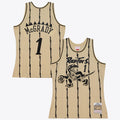 Toronto Raptors Tracy McGrady 1998 Swingman Jersey - Khaki product image 1, provided for visual reference and product detail