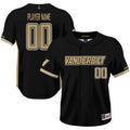 Vanderbilt Commodores NIL Pick-A-Player Lightweight Baseball Jersey - Black product image 1, provided for visual reference