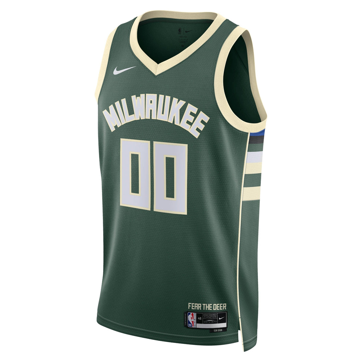 Milwaukee Bucks Icon Swingman Jersey - Custom product image 2, provided for visual reference and product detail review