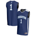 #1 Creighton Bluejays Lightweight Basketball Fashion Jersey - Blue product image 1, provided for visual reference and