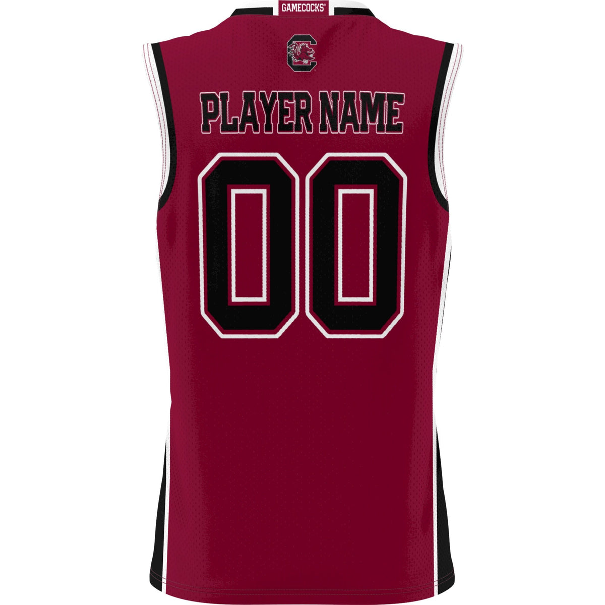 South Carolina Gamecocks Lightweight NIL Pick-A-Player Basketball Jersey - Garnet product image 4, provided for visual