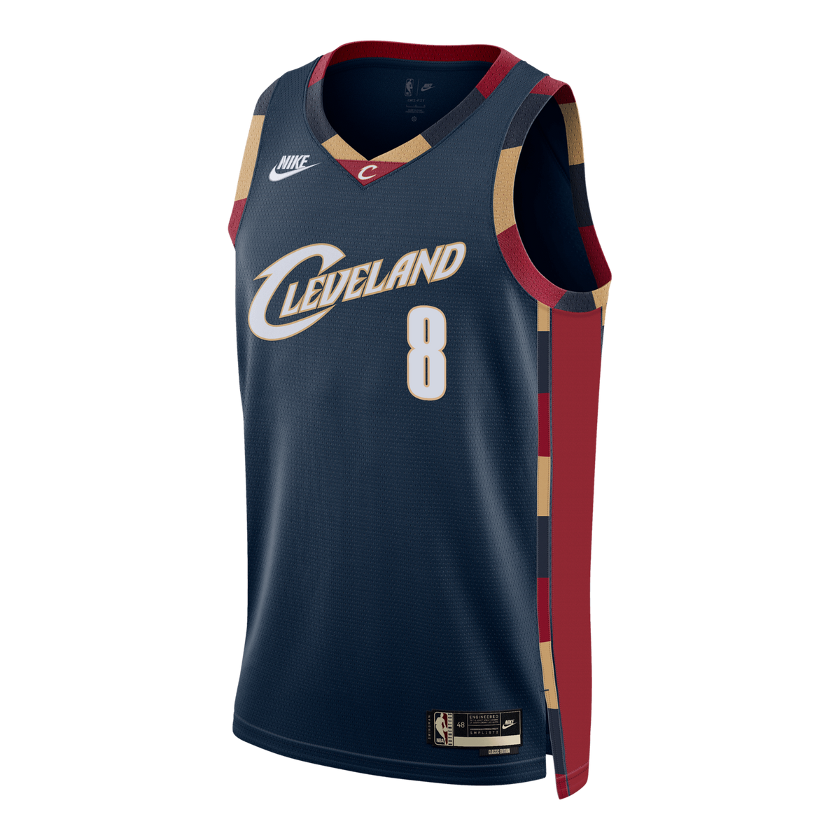 Cleveland Cavaliers Classic Edition Swingman Jersey - Navy - Dennis Schröder product image 3, provided for visual reference