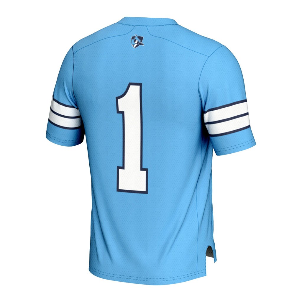 #1 Johns Hopkins Blue Jays Lightweight Lacrosse Jersey - Light Blue product image 4, provided for visual reference and