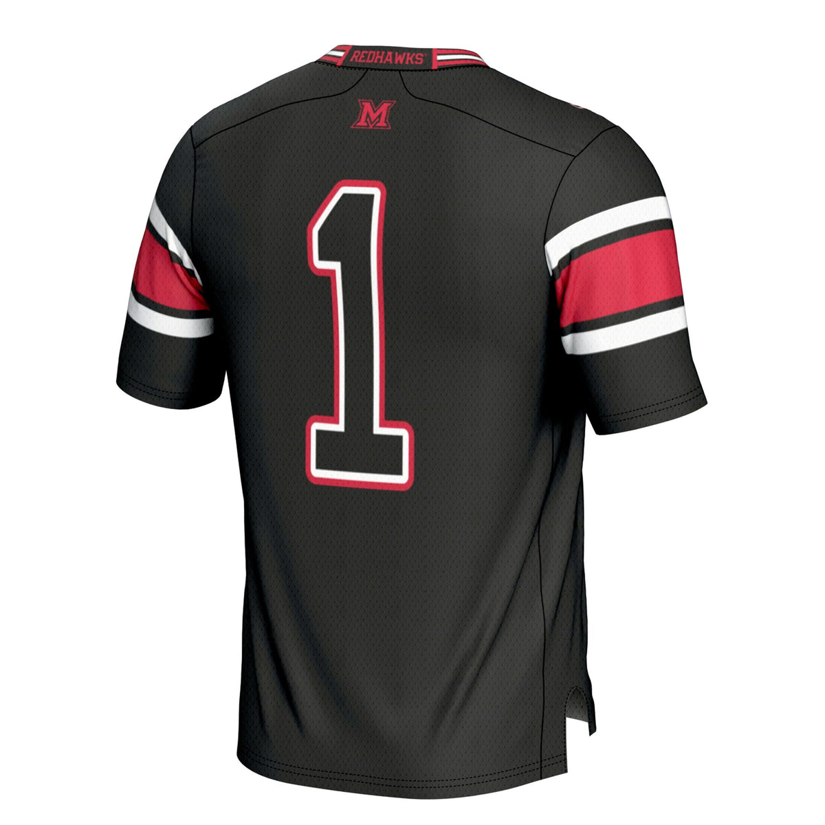 #1 Miami University RedHawks Football Jersey - Black product image 4, provided for visual reference and product detail review