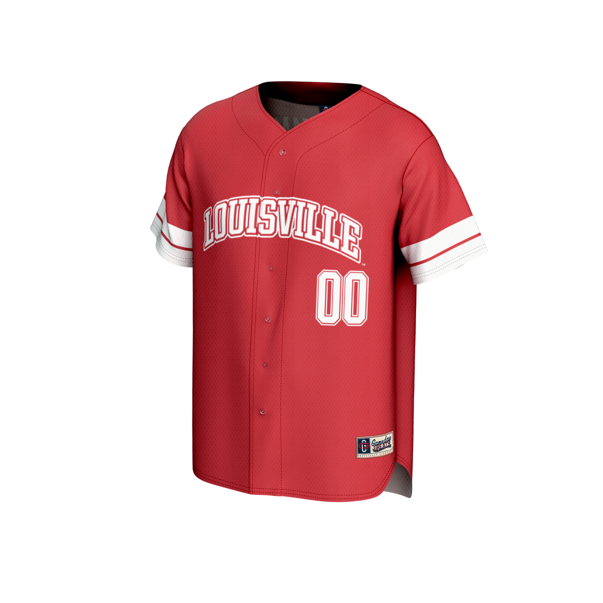 Louisville Cardinals NIL Pick-A-Player Baseball Lightweight Jersey - Red product image 3, provided for visual reference and