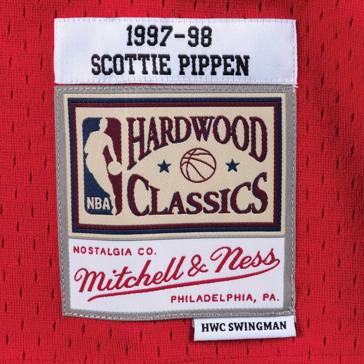 Chicago Bulls Swingman Jersey Road Scottie Pippen 97 product image 4, provided for visual reference and product detail review