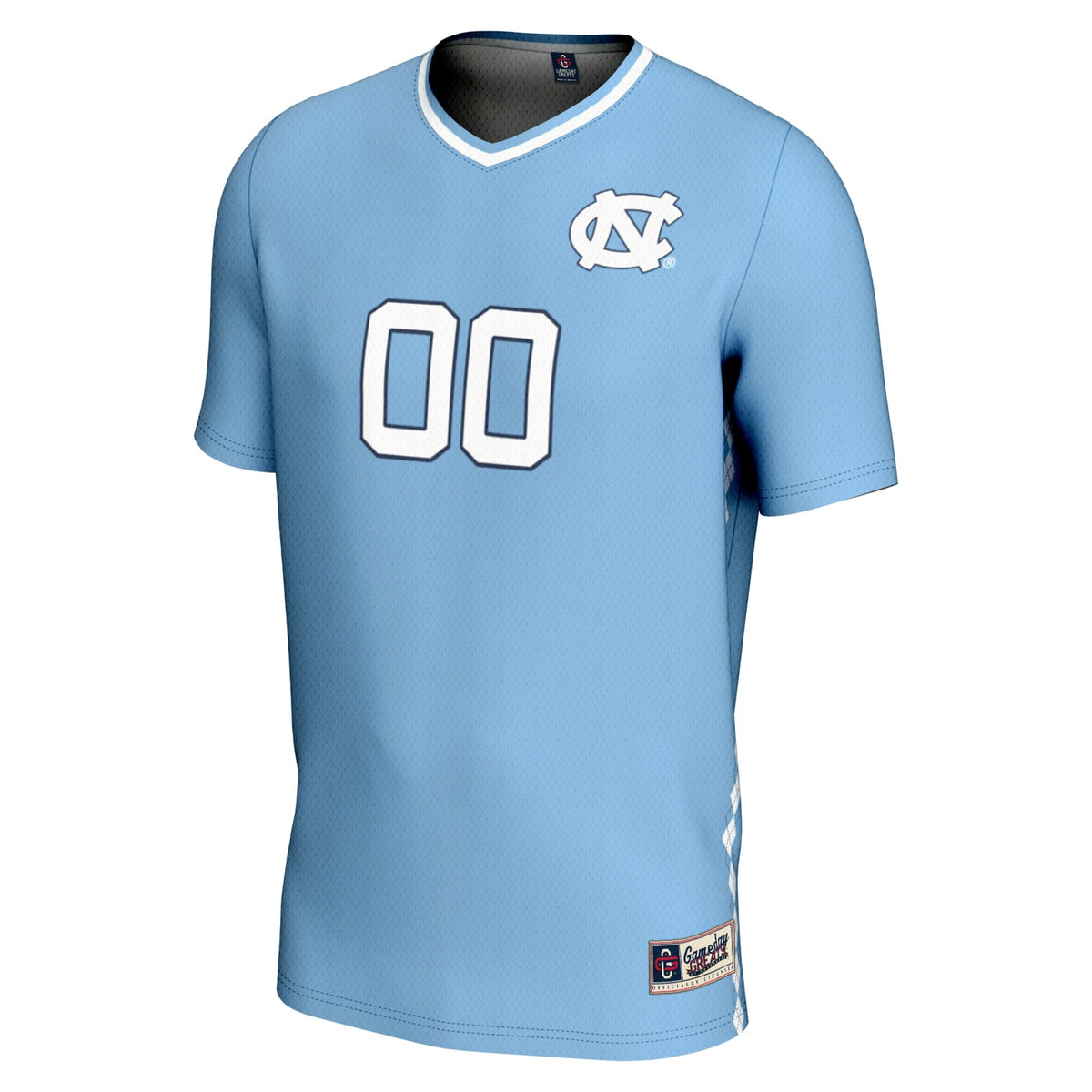 North Carolina Tar Heels NIL Pick-A-Player Lightweight Soccer Jersey - Carolina Blue product image 3, provided for visual