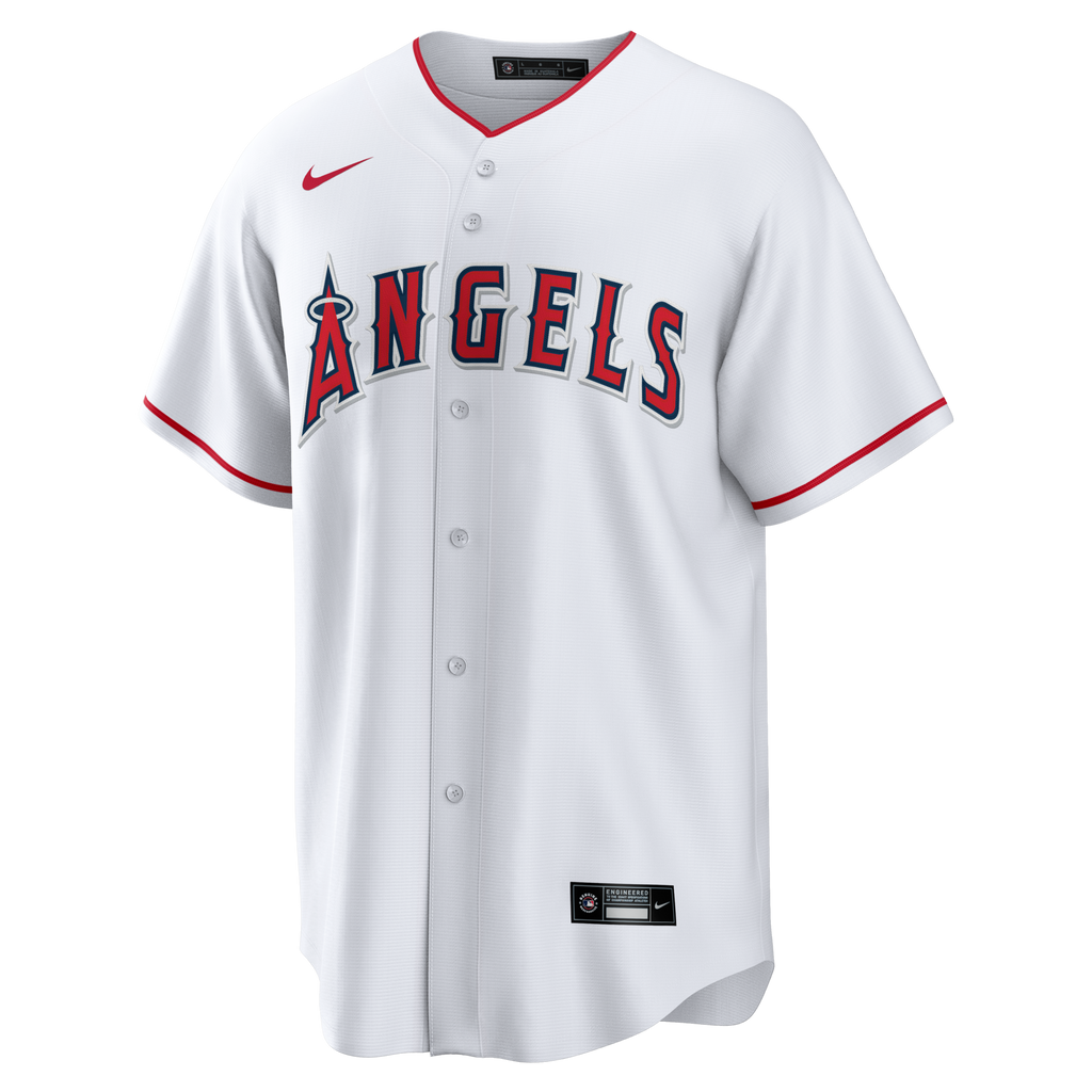 Los Angeles Angels White Home Big & Tall Replica Jersey product image 3, provided for visual reference and product detail