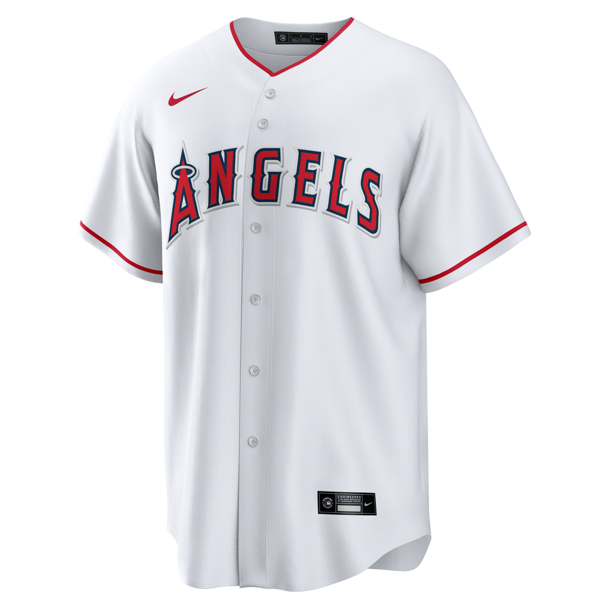 Los Angeles Angels White Home Big & Tall Replica Jersey product image 3, provided for visual reference and product detail