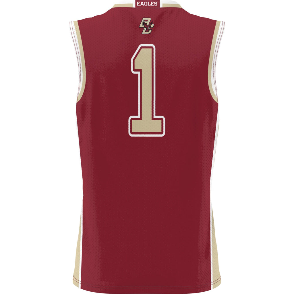 #1 Boston College Eagles Lightweight Basketball Jersey - Cardinal product image 3, provided for visual reference and product