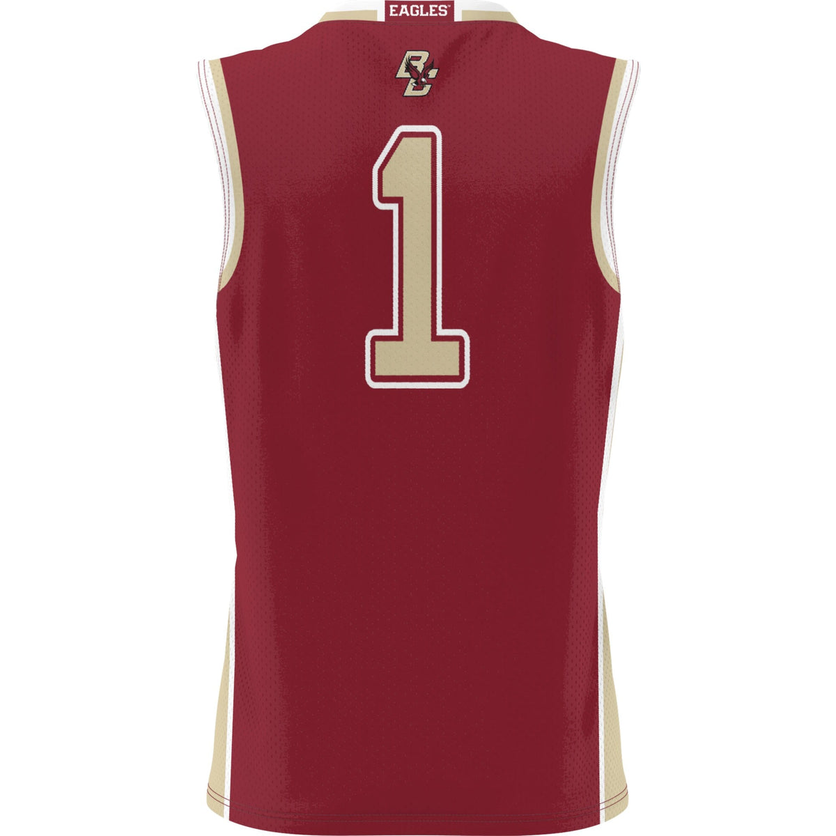 #1 Boston College Eagles Lightweight Basketball Jersey - Cardinal product image 3, provided for visual reference and product
