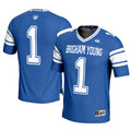 #1 BYU Cougars Football Jersey - Royal product image 1, provided for visual reference and product detail review