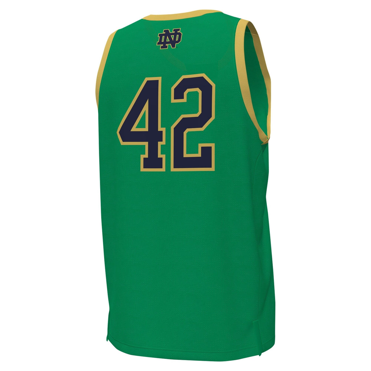 # Notre Dame Fighting Irish Replica Basketball Jersey - Kelly Green product image 4, provided for visual reference and