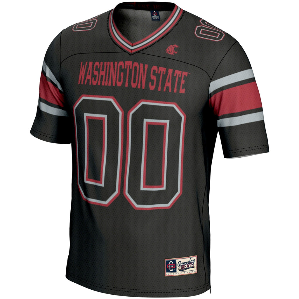 Washington State Cougars NIL Pick-A-Player Football Jersey - Black product image 3, provided for visual reference and