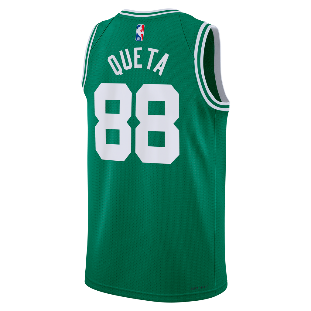 Boston Celtics Icon Edition Swingman Jersey - Kelly Green - Neemias Queta product image 4, provided for visual reference and