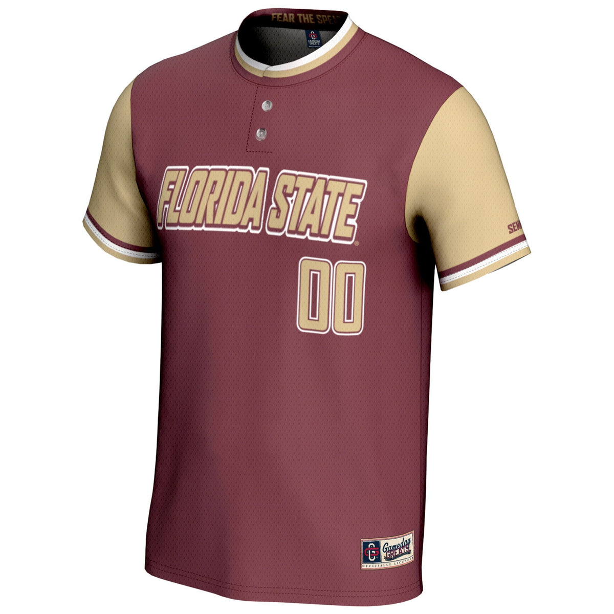 Florida State Seminoles NIL Pick-A-Player Lightweight Softball Jersey – Garnet product image 3, provided for visual