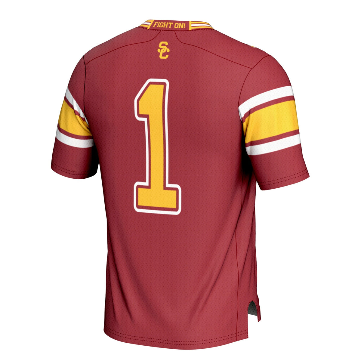 #1 USC Trojans Football Jersey - Cardinal product image 4, provided for visual reference and product detail review