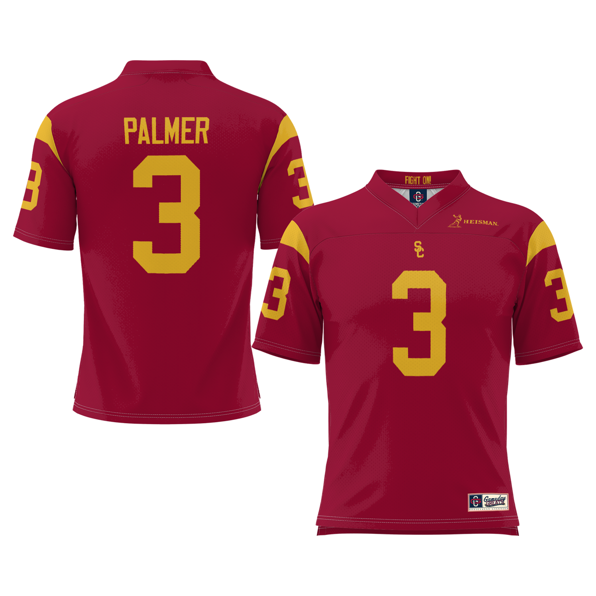 Carson Palmer Cardinal USC Trojans Heisman Football Jersey product image 1, provided for visual reference and product detail