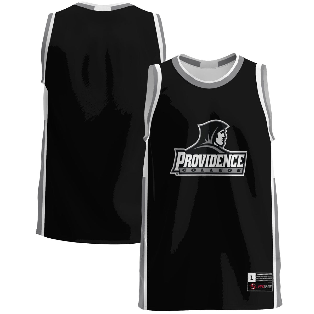 Providence Friars Lightweight Basketball Jersey - Black product image 2, provided for visual reference and product detail
