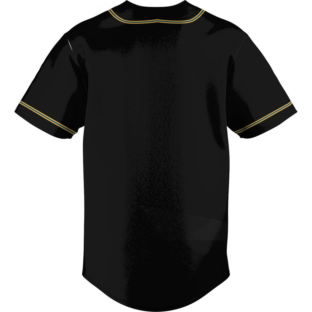 Kennebec Valley Community College Lightweight Baseball Jersey - Black product image 4, provided for visual reference and