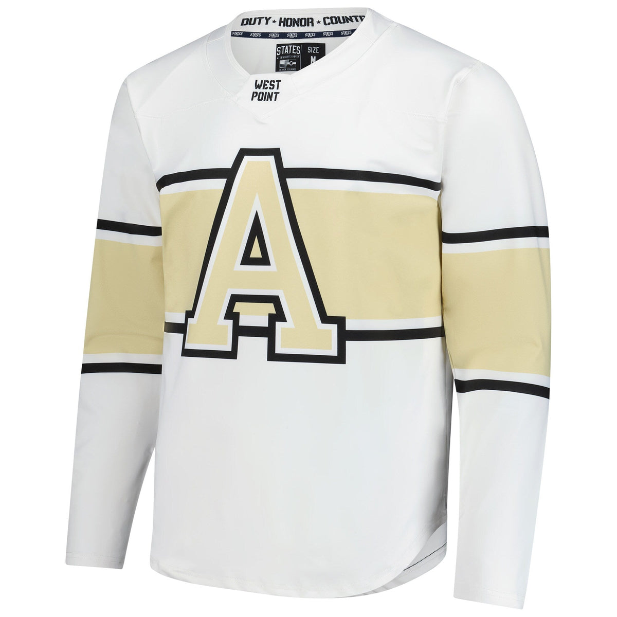 Army Black Knights Replica Hockey Jersey - White product image 3, provided for visual reference and product detail review