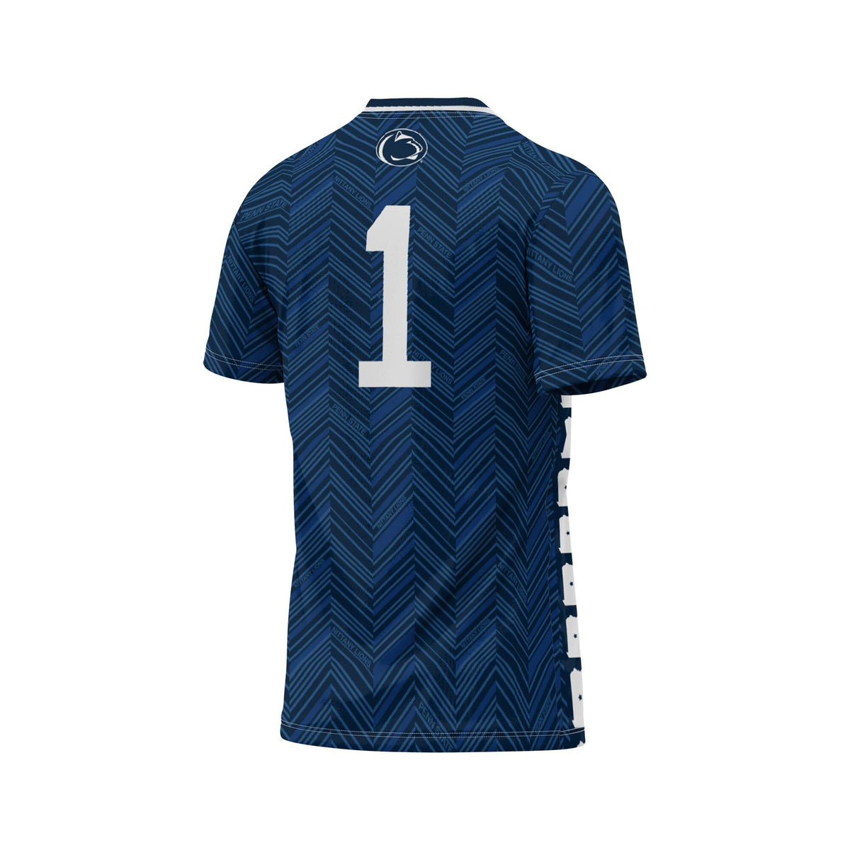#1 Penn State Nittany Lions Lightweight Soccer Fashion Jersey - Navy product image 4, provided for visual reference and