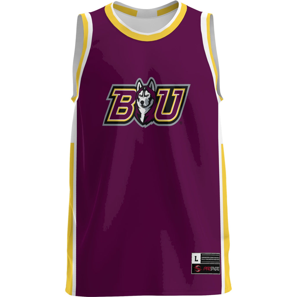 Bloomsburg Huskies Lightweight Basketball Jersey - Maroon product image 3, provided for visual reference and product detail