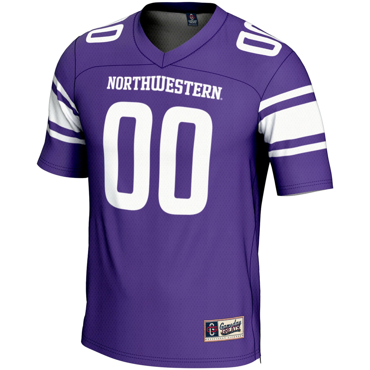 Northwestern Wildcats NIL Pick-A-Player Football Jersey - Purple product image 3, provided for visual reference and product