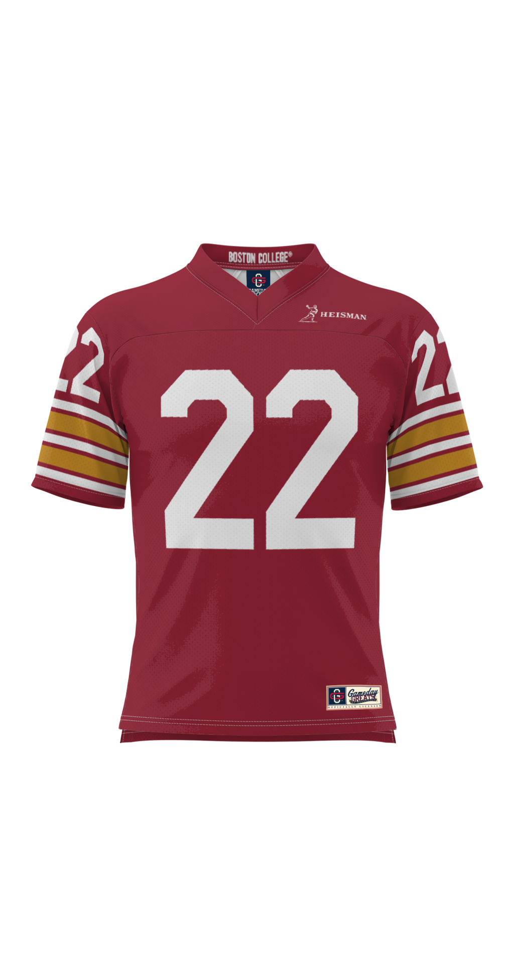 Doug Flutie Boston College Eagles Heisman Football Jersey - Maroon product image 3, provided for visual reference and