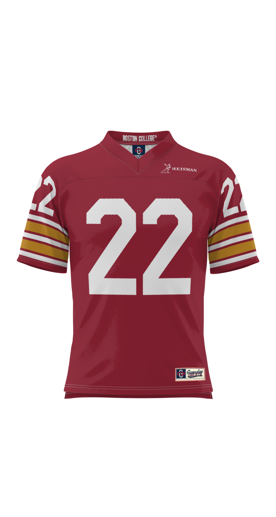 Doug Flutie Boston College Eagles Heisman Football Jersey - Maroon product image 3, provided for visual reference and